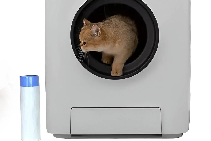 cat self cleaning litter box