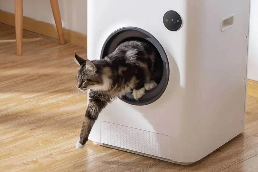 automatic litter box for large cats