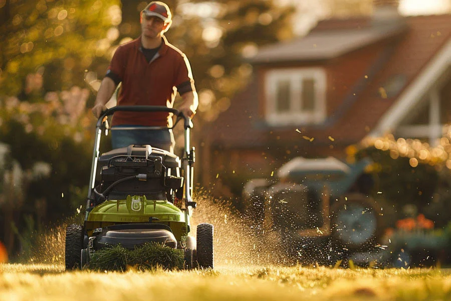 cordless electric self propelled mower