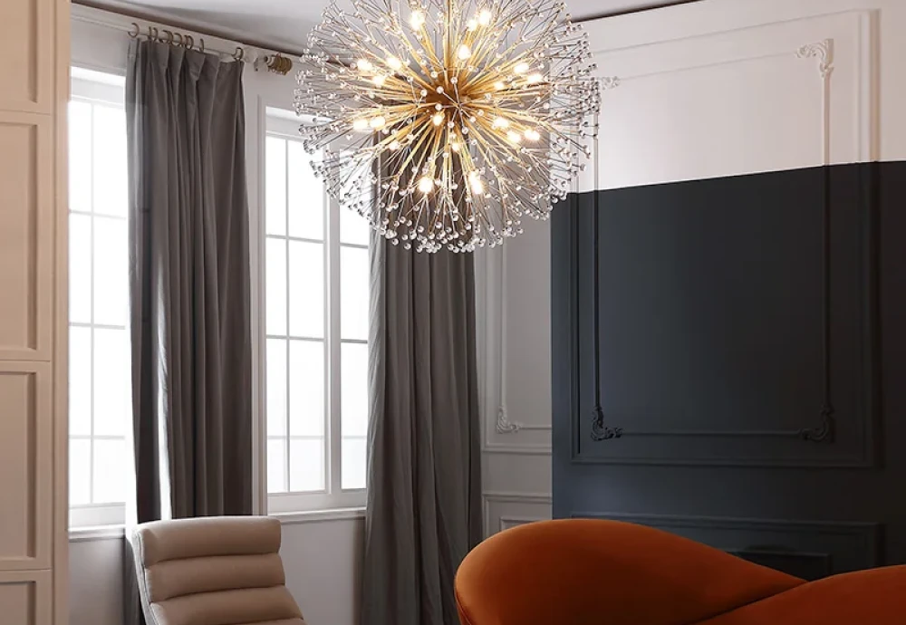 modern crystal flower chandelier