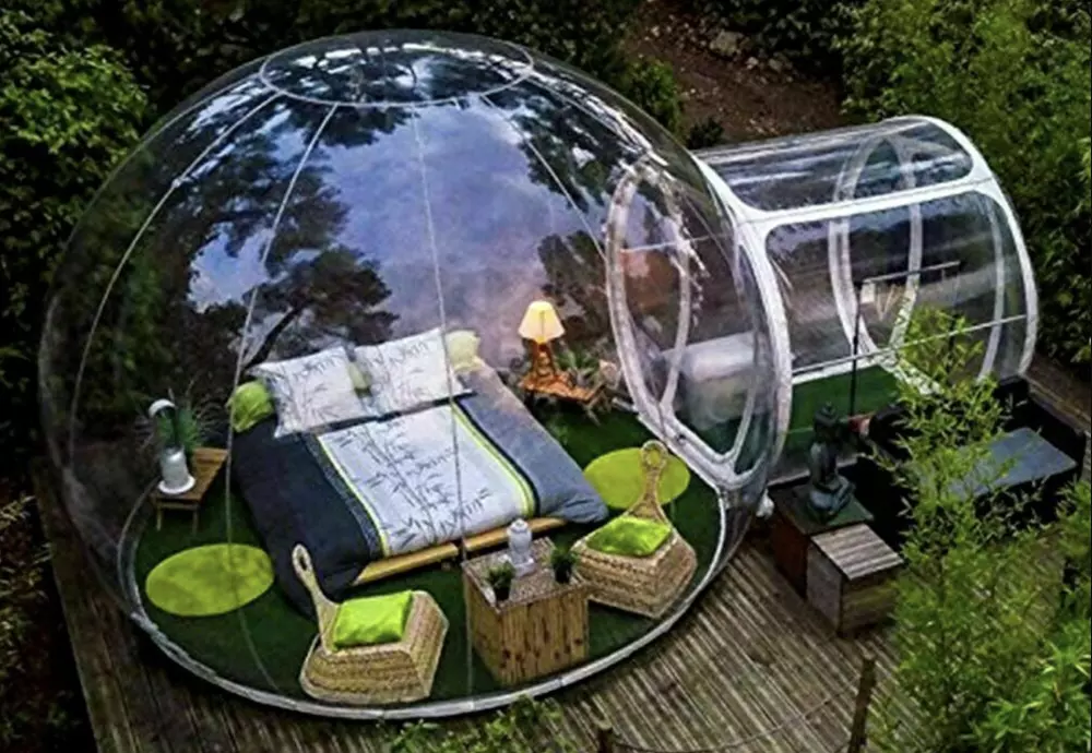 how to make your own bubble tent