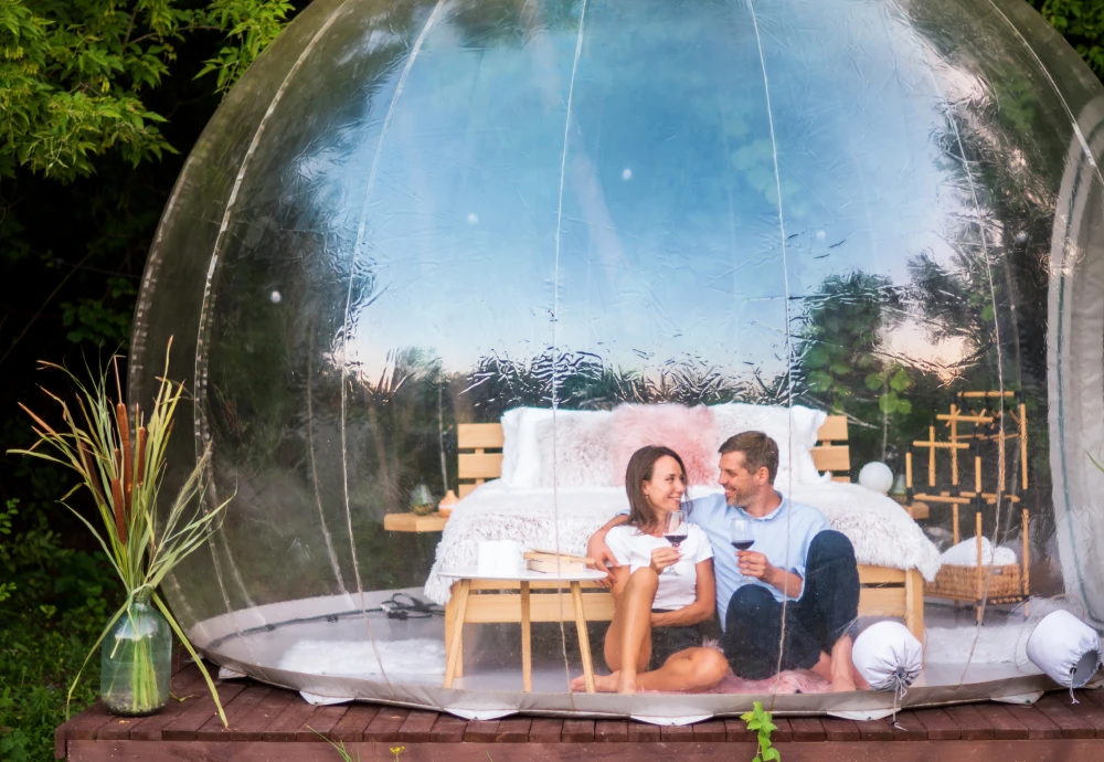 transparent igloo tent