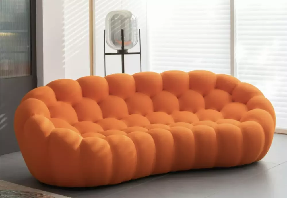 green bubble sofa